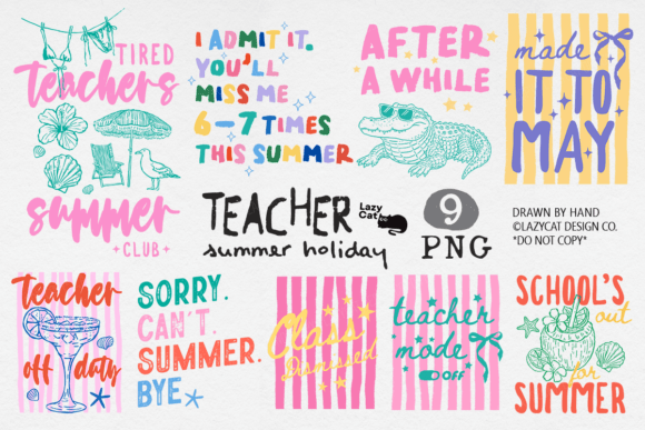 Download Teacher Summer School Holiday PNG Bundle - Holiday png Collection
