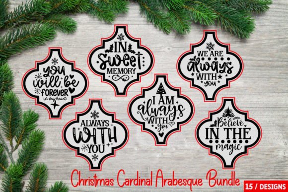 Download Christmas Cardinal Arabesque Tile SVG Bu - Arabesque tile svg Collection