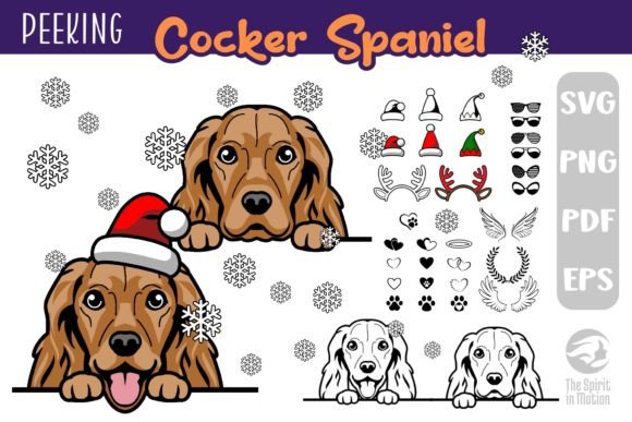 Download Cocker Spaniel SVG, Clipart &amp; Cutfiles - Premium Resources