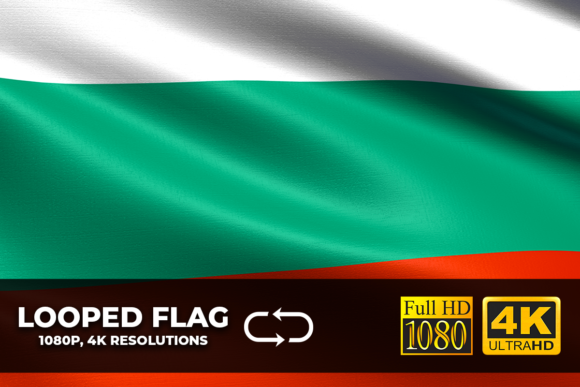 Download Bulgaria Looping Flag 4K Resolution - Premium Resources