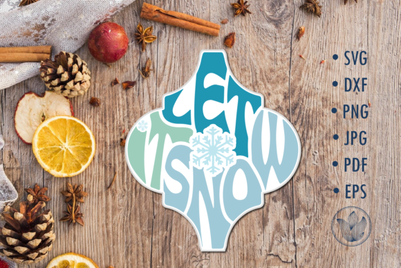 Download Arabesque Tile Svg Let It Snow Lettering - Arabesque tile svg Collection