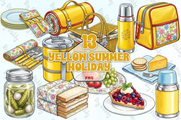 Download Yellow Summer Holiday PNG - Holiday png Collection