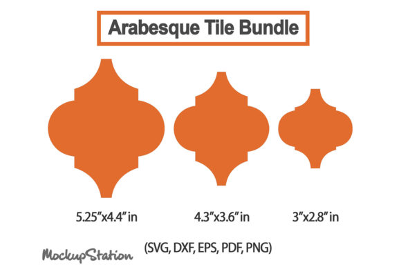 Download Arabesque Tile SVG Bundle, Ornament DXF - Arabesque tile svg Collection