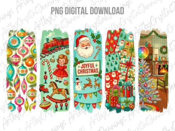 Download Retro Merry Christmas Holiday PNG - Holiday png Collection